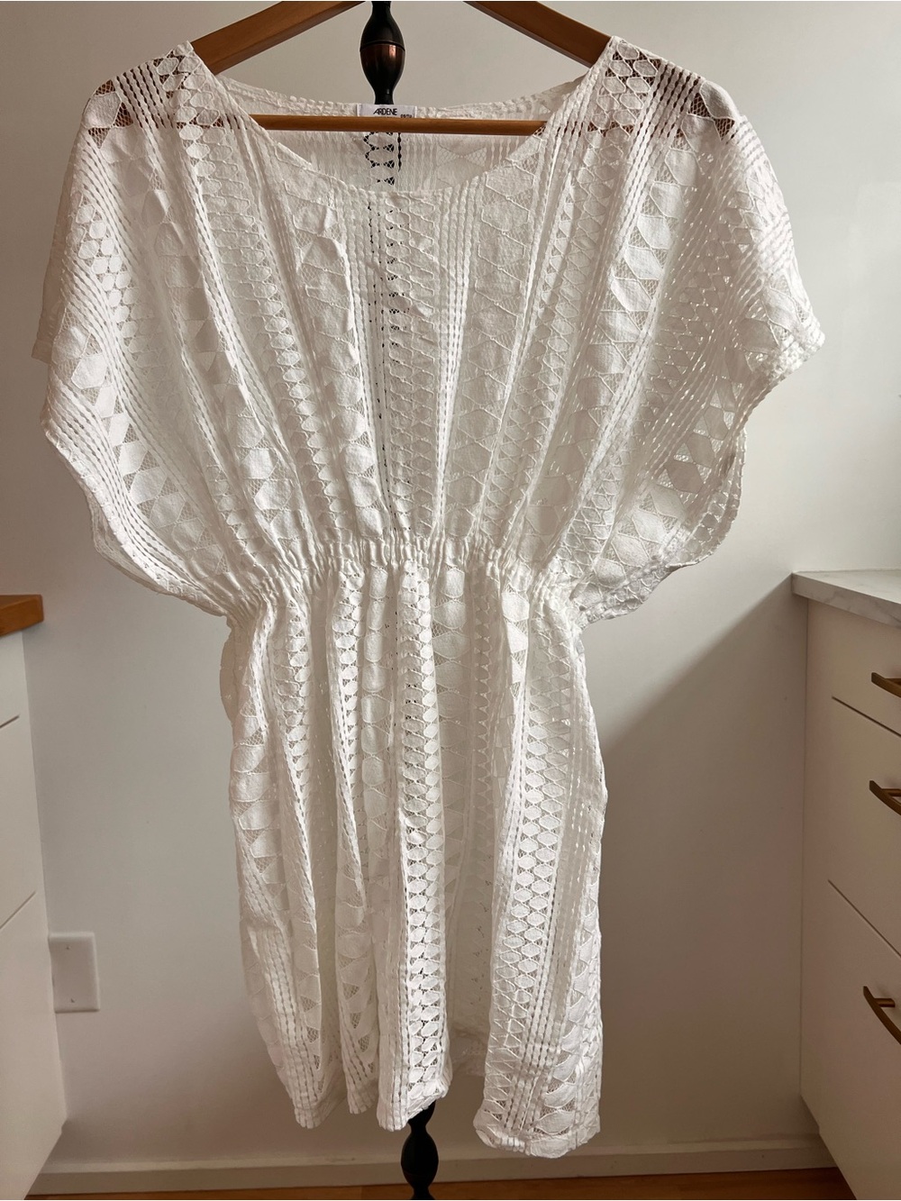 Ardene White Crochet Knit Tunic